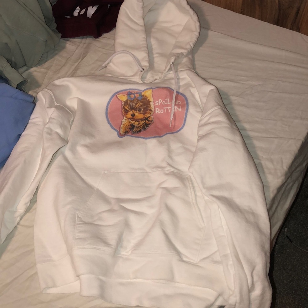 Spoiled rotten retro hoodie